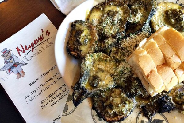 Neyow's Creole Cafe - best food in New Orleans - Grilled Oysters