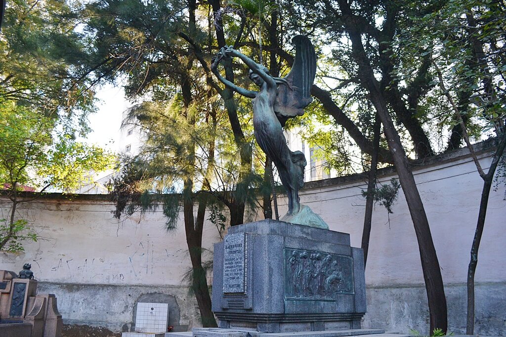 Angel Funerary Art - Consolacao Cemetery - Sao Paulo Brazil