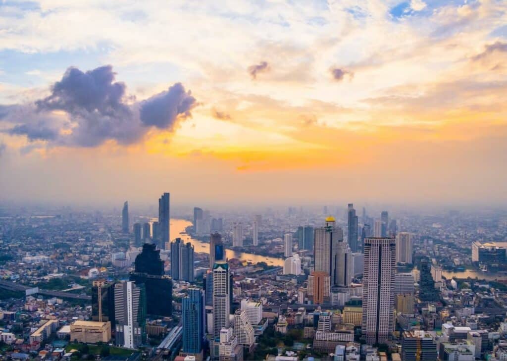Drone photo in Bangkok, Thailand